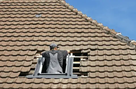 Pose de velux - Ria-Sirach